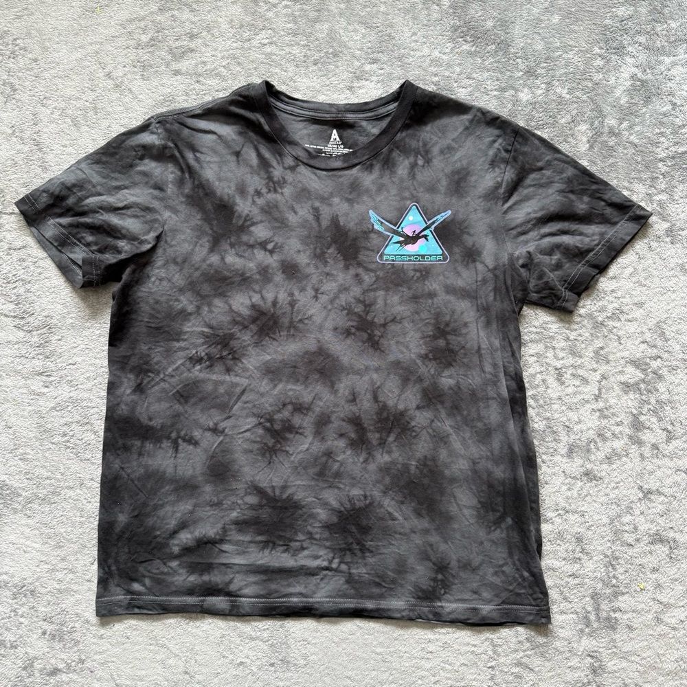 LG Disney World Animal Kingdom Pandora Avatar Shaman Passholder Shirt Tie Dye
